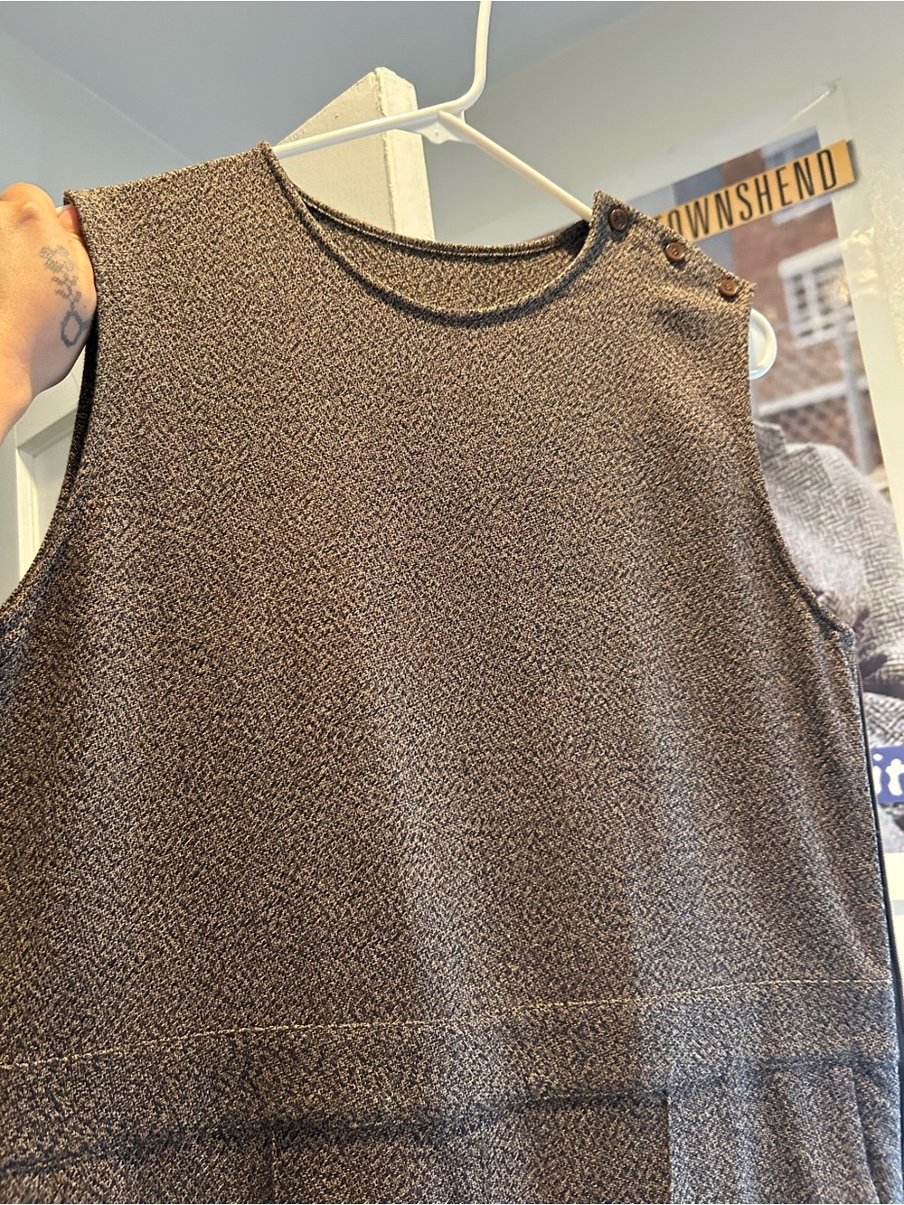 Pilgrim Surf Brown Sleeveless Jumpsuit
